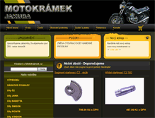 Tablet Screenshot of motokramek.cz